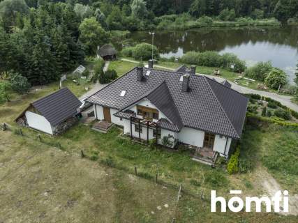 ZATOM STARY-dom wolnostojący, jezioro, fotowolt.