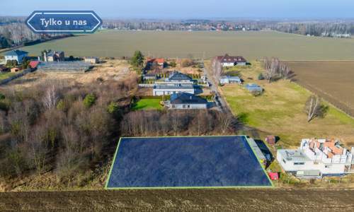 Działka pod zabudowę jednorodzinną Północ 1551m2