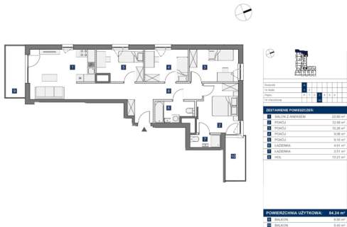 DUŻE M5 PRZESTRONNE BALKON BALKON