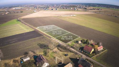 Działka budowlana na sprzedaż, 1545 m2, Krzeszyce