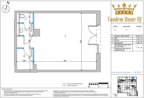 Do wynajmu 49,22m2 lokal, parter, budynek mieszkalny, Praga Północ