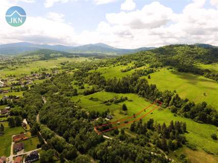 Działka budowlana na sprzedaż, 3500 m2, Jeleśnia