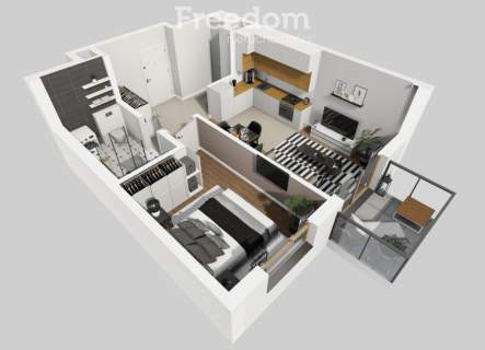 JASNE M2 PRZYJEMNE BALKON