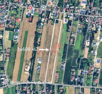 Działka pod inwestycyje 19600 m Szerokie.