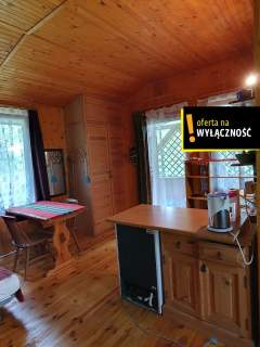 Działka budowlana z domkiem, rzeka, cisza, natura