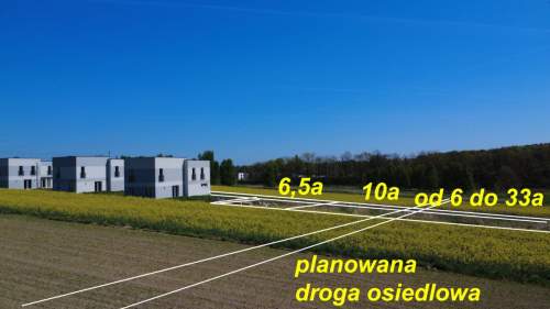 OKAJA z pozwoleniem na budowę 7 domów