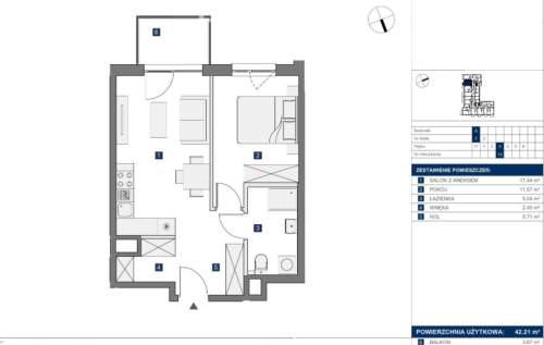 JASNE M2 PRZYJEMNE BALKON