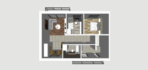 3-pokojowe mieszkanie z dodatkowym poddaszem 40 m2