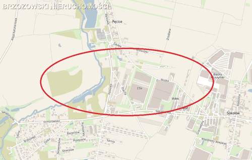 Michałowice. Pęcice. 7000 m2. usługowa. dom.