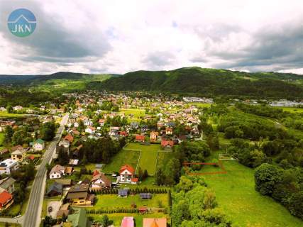 Działka budowlana na sprzedaż, 642 m2, Jeleśnia