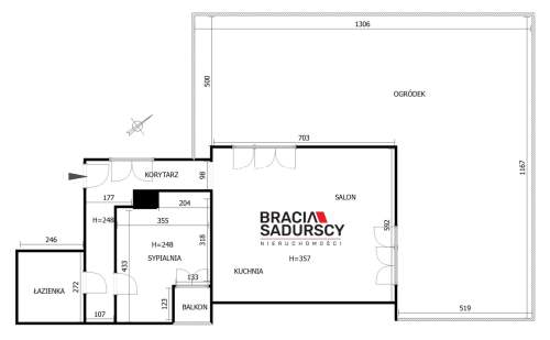 Apartament z ogrodem na Woli Justowskiej