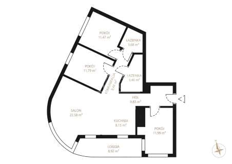 Nowy Apartament z Panoramicznym Widokiem Na Morze w Centrum