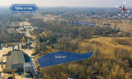 Działka usługowa/Częstochowa/Błeszno