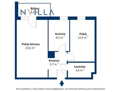Mieszkanie 2/3 pokoje os. SILVA Gdynia 54 m2 