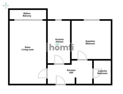 2 POKOJE BALKON 48m2 POZNAŃ   RATAJE