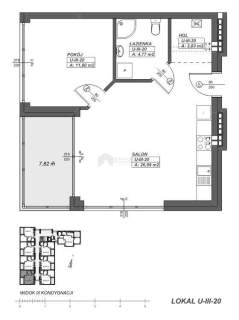 Dwupokojowy apartament 120 m od plaży
