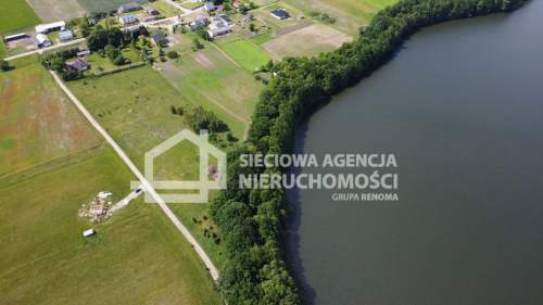działka z linią brzegowa Chrztowo