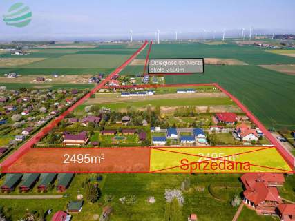 Działka budowlana z mediami na sprzedaż Darłowo