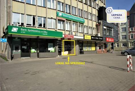 Lokal na sprzedaż parter centrum Ełk