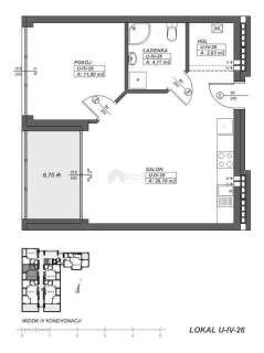 Dwupokojowy apartament 120 m od plaży