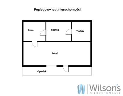 Lokal z witryną. Na parterze. Pod usługi lub biuro