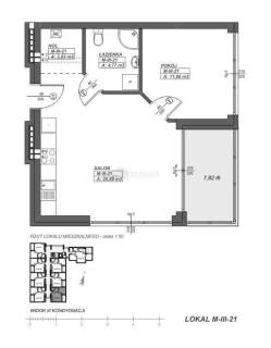 Dwupokojowy apartament 120 m od plaży