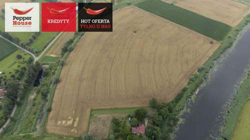 Atrakcyjna działka budowlana nad rzeką Szkarpawą