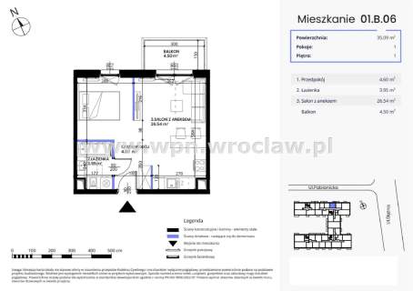 Apartament 35mkw dla inwestora w centrum