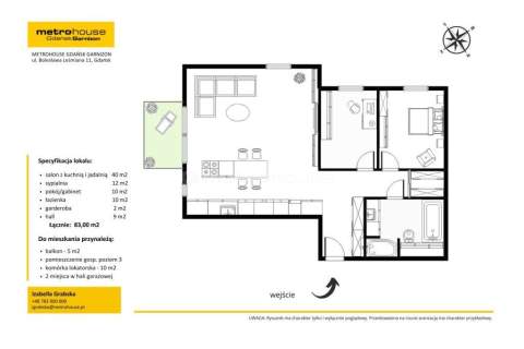 Apartament z widokiem, prywatność i cisza