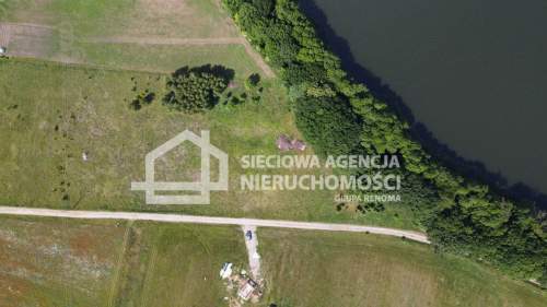 działka z linią brzegowa Chrztowo