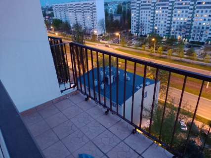 M3 -46 m2 Zgierska 93, rozkładowe - balkon loggia 10 piętro