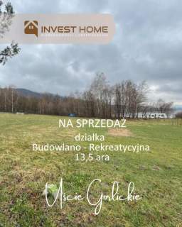 Działka budowlana nad jeziorem Klimkówka