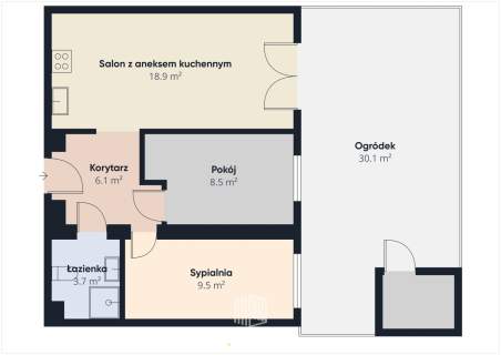 3 POKOJE OGRÓDEK KLECINA BLISKOŚĆ RZEKI 
