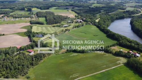 3ha Sobącz z linią brzegową gmina Kościerzyna