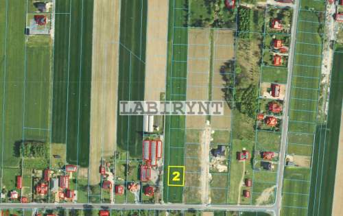 Mykanów, ul. Zielona, 1000m2, wymiary 29m x 35m