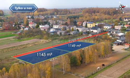 Działki budowlane na Jurze, Jaskrów Mstów