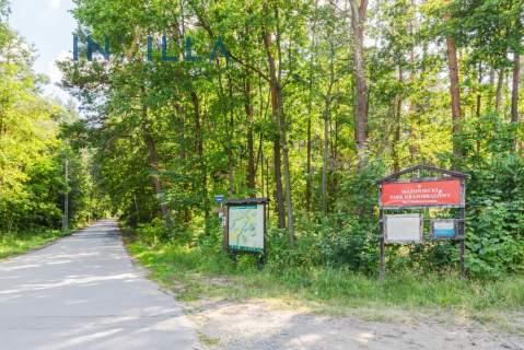 Działka z fundamentami, blisko lasu 