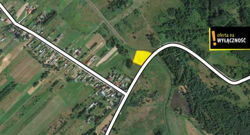 Działka z WZ MATYNIÓW 2570 m2