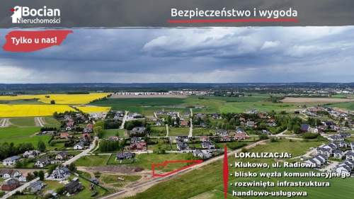Płaska działka usługowa- Gdańsk Klukowo 