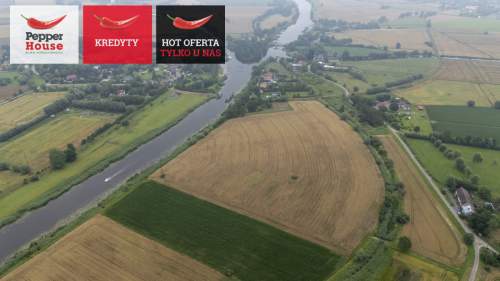 Atrakcyjna działka budowlana nad rzeką Szkarpawą