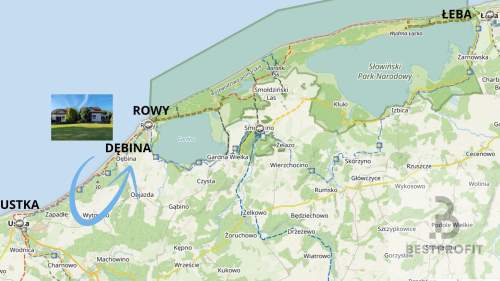 Dochodowa nieruchomość nad morzem Dębina, Rowy