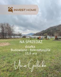 Działka na sprzedaż, 1160 m2, Uście Gorlickie