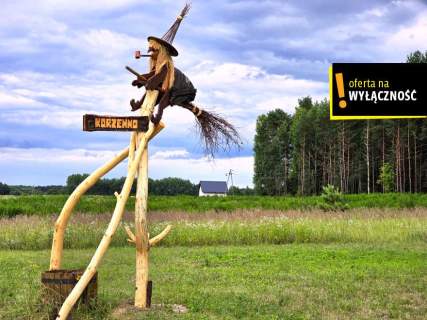 Działka z sielskim klimatem pod zabudowę Korzenno