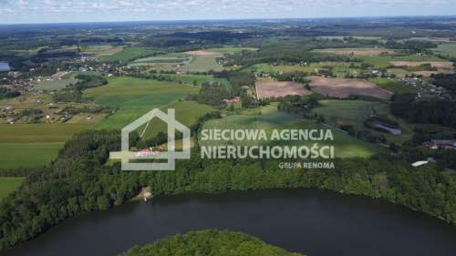 3ha Sobącz z linią brzegową gmina Kościerzyna