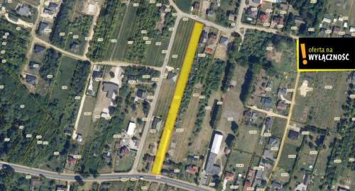 Piękna działka budowlana 1650m2, 2km od centrum