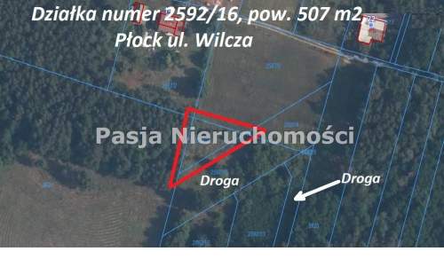 Działka ul. Wilcza w Płocku