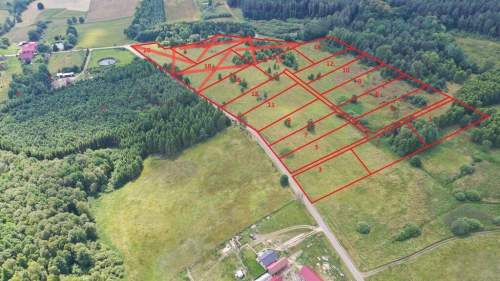 działka budowlana blisko jeziora
