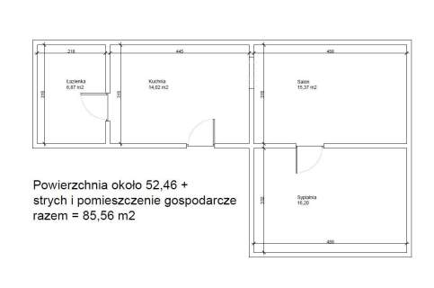 Solarnia- mieszkanie o pow. 52m2 w sercu lasu