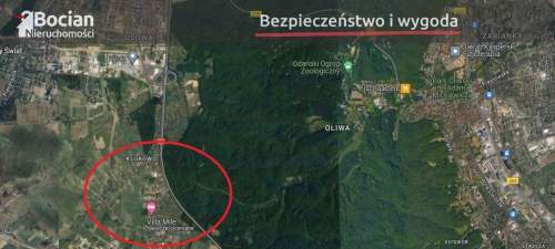 Płaska działka usługowa- Gdańsk Klukowo 