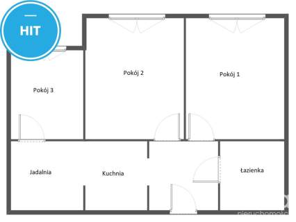 3 pokoje na Niebuszewie/spółdzielcze-własnościowe